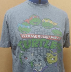 TMNT TEENAGE MUTANT NINJA TURTLES Retro Style Animated t shirt UNISEX LARGE